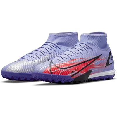 Nike Mercurial Superfly 8 Academy KM Turf Light Thistle/Silver