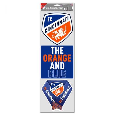 FC Cincinnati Fan Decals 3.75