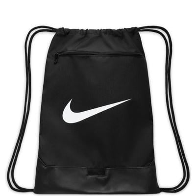 Nike Brasilia 9.5 Training Gym Sack (18L) BLACK/BLACK/WHITE