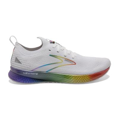 Women's Brooks Levitate 5 Stealthfit WHITE/OYSTER/MULTI