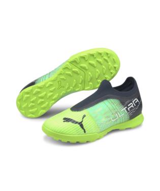 Puma Ultra 3.3 Turf Youth Soccer Shoe Green/Aqua