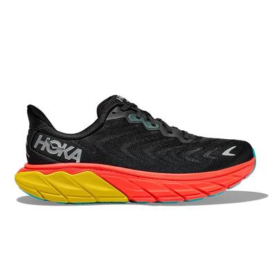 Men's Hoka Arahi 6 BLACK/FLAME