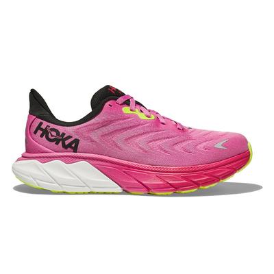 Women's Hoka Arahi 6 STRAWBERRY/BLACK