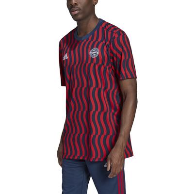 adidas FC Bayern Munich 21/22 Pre-Match Jersey NAVY/SCARLET