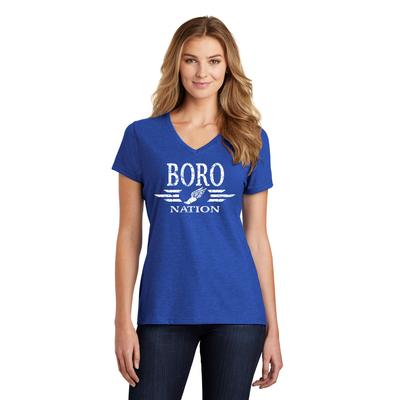 Women's Boro Nation Fan Favorite Blend V-Neck Tee