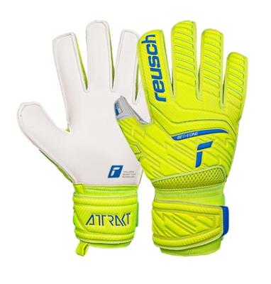 Reusch Attrakt Grip GK Glove Safety Yellow/Deep B