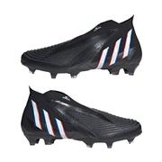 adidas Predator Edge+ FG: Black/White/Red