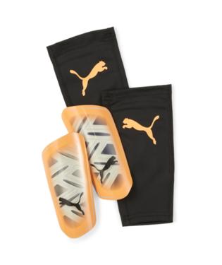 Puma Ultra Flex Shin Guard Citrus/Silver/Black