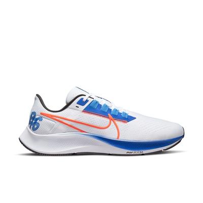 Men's Nike  Air Zoom Pegasus 38 Road Running Shoes WHITE/ORANGE/ROYAL