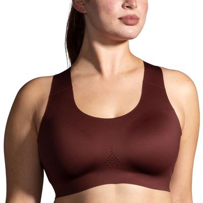 Women's Brooks Dare Crossback Bra 2.0 RUN_RAISIN/COPPER