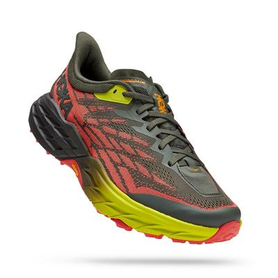 Men's Hoka Speedgoat 5 THYME/FIESTA