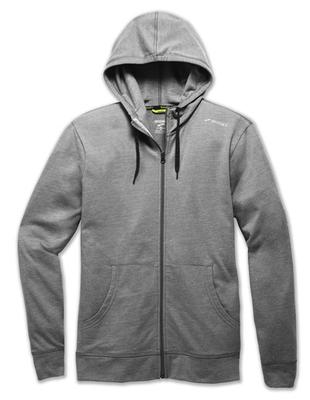 Men's Brooks Full Zip Hoodie 2.0 HEATHER_ASH
