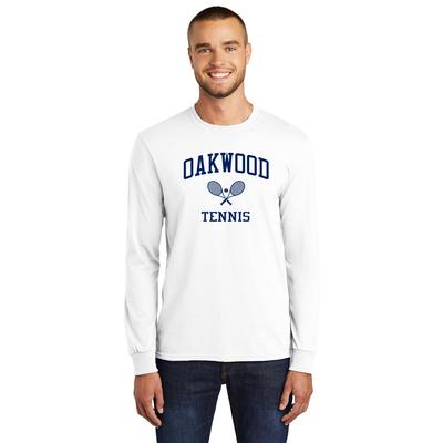 Men's Oakwood Tennis Long-Sleeve Cotton Blend Long-Sleeve