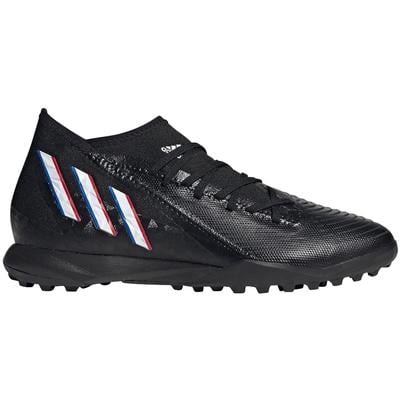 adidas Predator Edge.3 Turf Soccer Shoe BLACK/WHITE/RED
