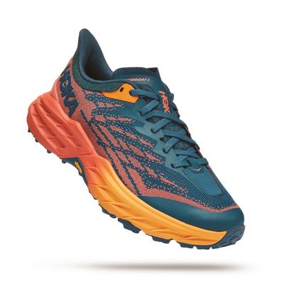 Women's Hoka Speedgoat 5 BLUE_CORAL/CAMELLIA