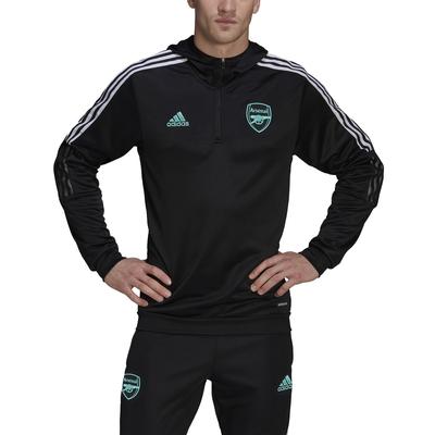 adidas Arsenal FC Hooded Track Top BLACK