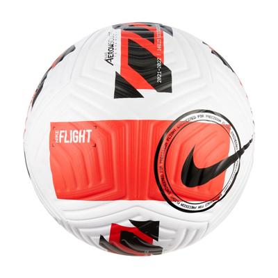 Nike Flight Soccer Ball WHITE/CRIMSON/BLACK