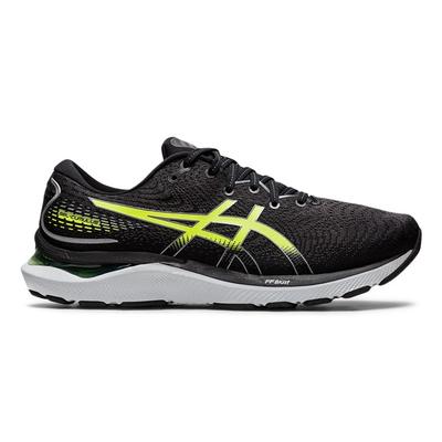 Men's Asics Cumulus 24 BLACK/HAZARD_GREEN