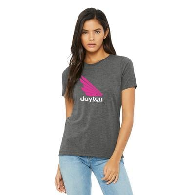 Women's DTC Relaxed Tri-Blend Short-Sleeve Tee GREY/PINK/WHITE