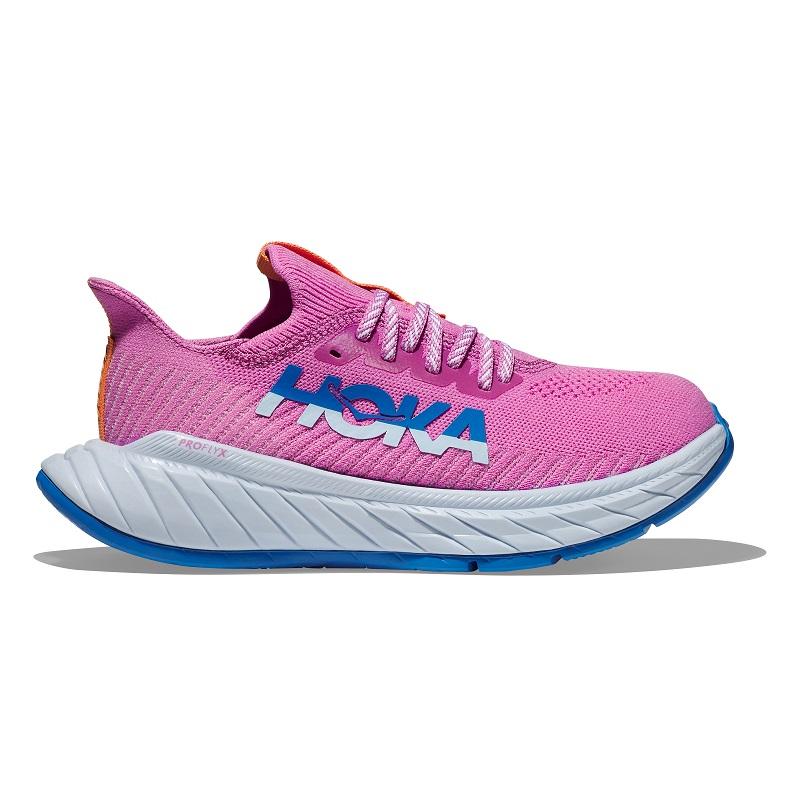 HOKA Women's Carbon x 3 Running Shoes Ceramic/Evening Primrose / 9