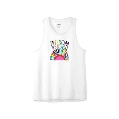 Men's Brooks Distance Graphic Tank FREEDOM_TO_BE_YOU