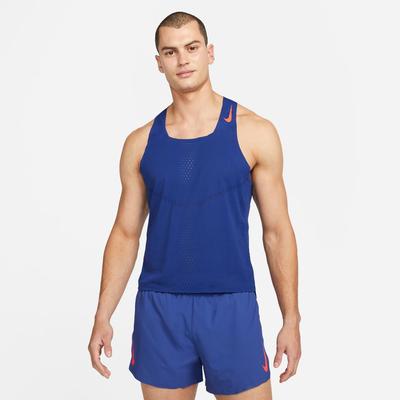 Men's Nike Dri-FIT ADV AeroSwift Racing Singlet DEEP_ROYAL_BLUE/CRIM