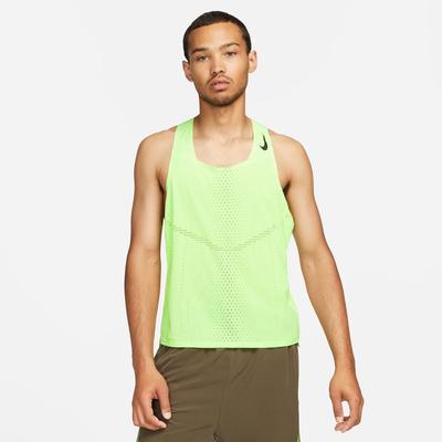 Men's Nike Dri-FIT ADV AeroSwift Racing Singlet GHOST_GREEN/BLACK