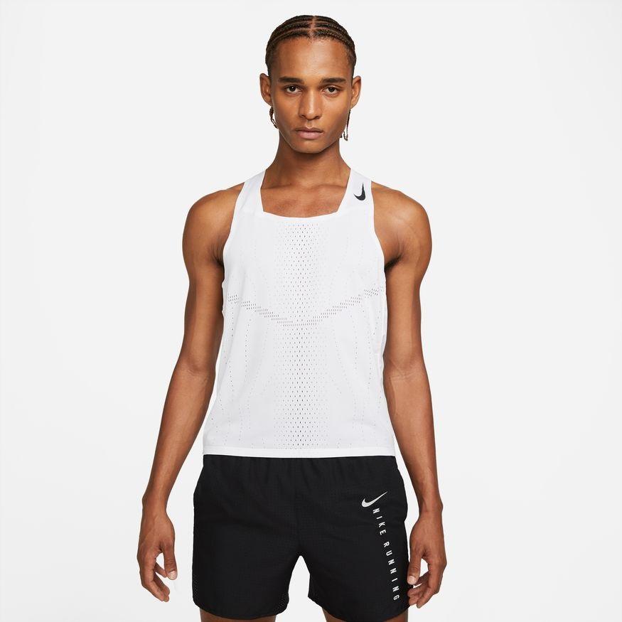  Nike Dri-FIT ADV AeroSwift Men's Racing Singlet (as1, Alpha, s,  Regular, Regular, Black/White) : Clothing, Shoes & Jewelry