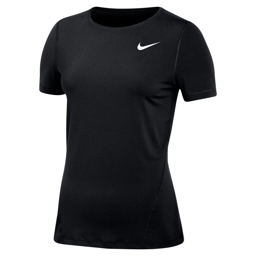  Women's Nike Pro Short- Sleeve Mesh Top