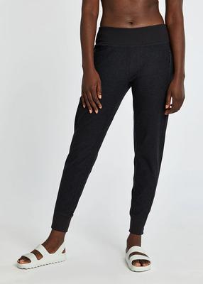 Women's Oiselle Lux V-Formation Track Pants BLACK/BLACK