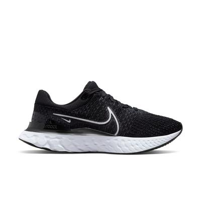 Men's Nike React Infinity Run Flyknit 3 BLACK/WHITE