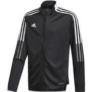 adidas Tiro 21 Track Jacket Youth: Black/White