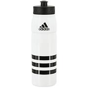 adidas Stadium 750 Plastic Water Bottle: White/Black