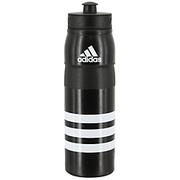 adidas Stadium 750 Plastic Water Bottle: Black/White