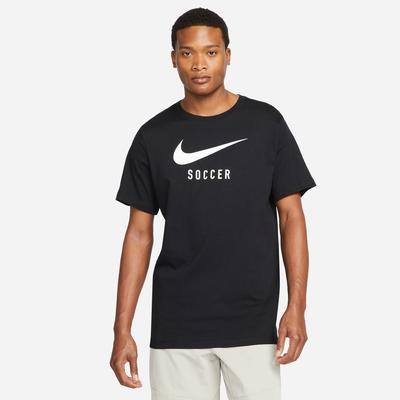 Nike Swoosh Soccer T-Shirt BLACK/WHITE