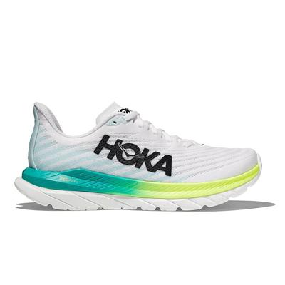 Men's Hoka Mach 5 WHITE/BLUE_GLASS