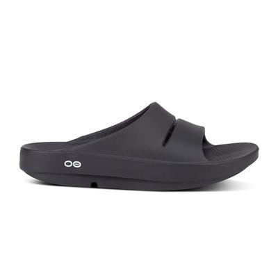 Unisex Oofos OOahh Slide Sandal BLACK