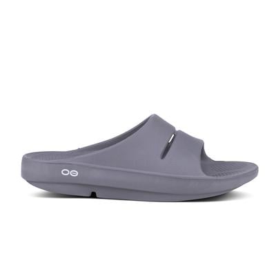 Unisex Oofos OOahh Slide Sandal SLATE