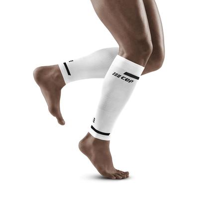 Men's CEP Run Compression Calf Sleeves 4.0 WHITE