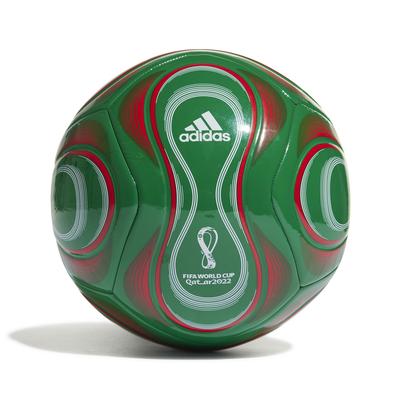 adidas Mexico Club Soccer Ball Vivid Green/Scarlet