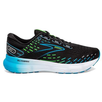 Men's Brooks Glycerin 20 BLACK/HAWIIAN_OCEAN