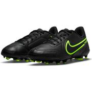Nike Tiempo Legend 9 Club FG Youth: Black/Volt