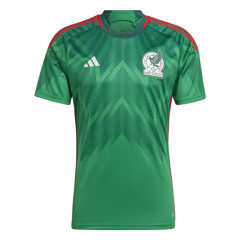  Adidas Mexico Home Jersey Youth World Cup 2022