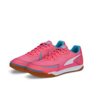 Puma Pressing III Indoor Soccer Shoe Sunset/White/Blue