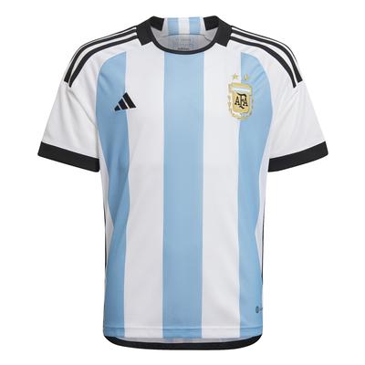 adidas Argentina Home Jersey Yotuh World Cup 2022 White/Light Blue