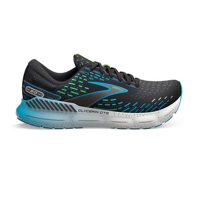 Men's Brooks Glycerin GTS 20 BLACK/HAWAIIAN_OCEAN