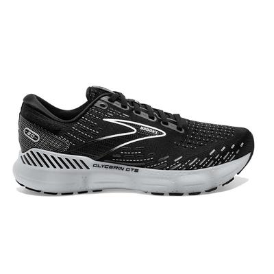 Men's Brooks Glycerin GTS 20 BLACK/WHITE/ALLOY