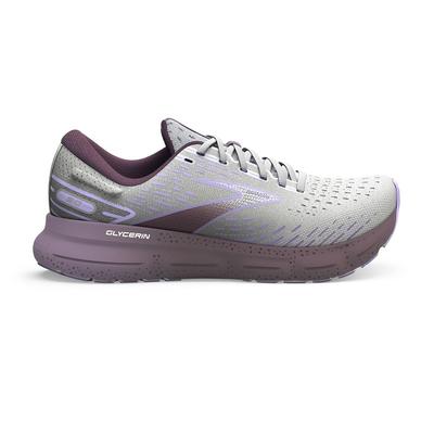 Women's Brooks Glycerin 20 WHITE/ORCHID/LAVENDA