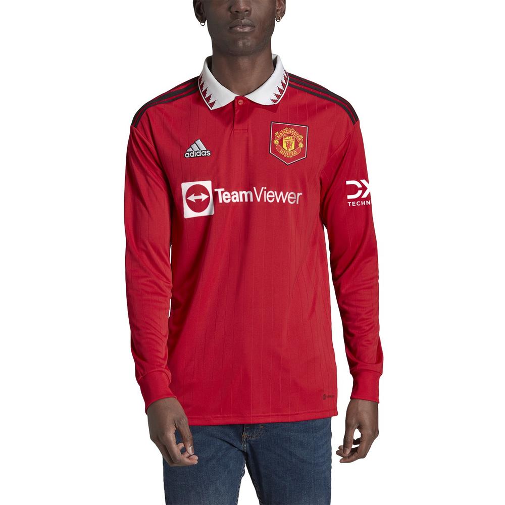 Penetratie Serena Verslaafde adidas Manchester United Home LS Jersey 22/23