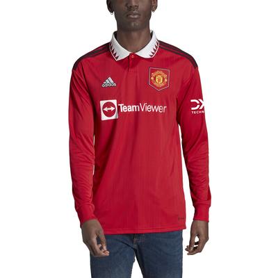 adidas Manchester United Home LS Jersey 22/23